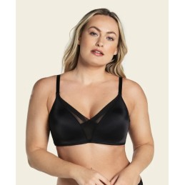 700 NEGRO 91058 B LEONISA SUJETADOR PUSH UP SIN AROS MAGICAL BRA