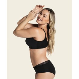 91058 B LEONISA SUJETADOR PUSH UP SIN AROS MAGICAL BRA Negro Foto