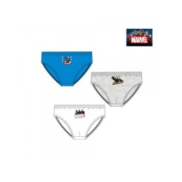 HW3023 MARVEL PACK-3 SLIP NIÑO ALGODON AVENGERS