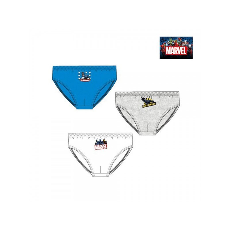 HW3023 MARVEL PACK-3 SLIP NIÑO ALGODON AVENGERS HW3023 MARVEL PACK-3 SLIP NIÑO ALGODON AVENGERS