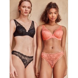 2 10056T+2 10056B B GISELA CONJUNTO SUJETADOR BRALETTE ENCAJE