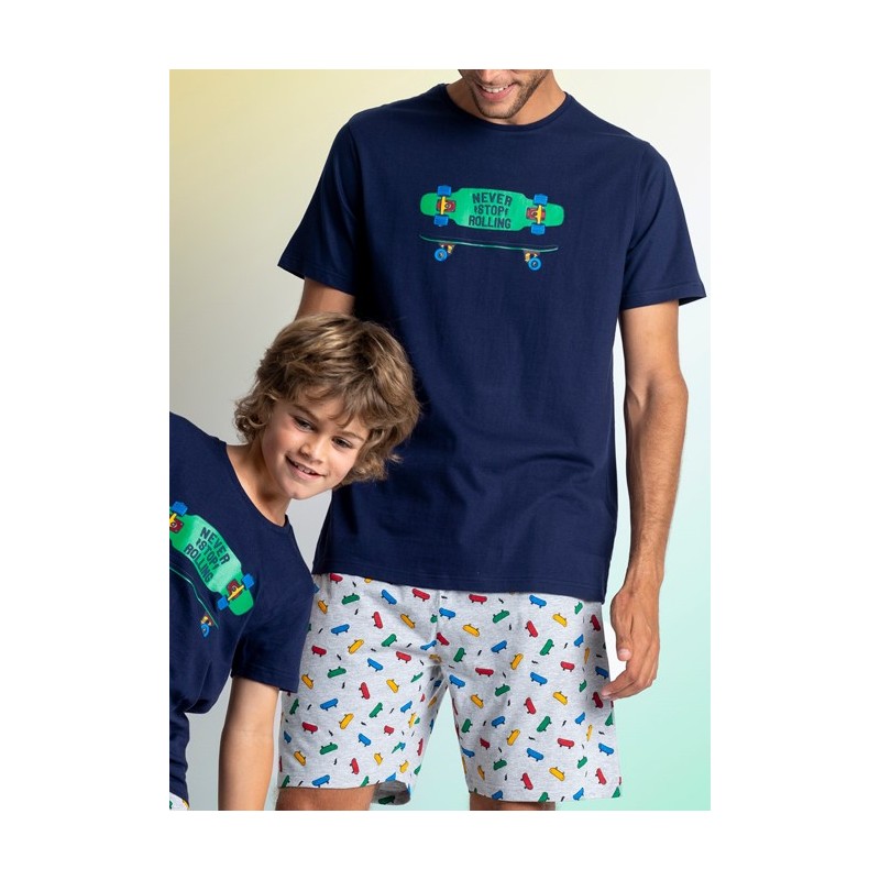 62103 DIVER by ADMAS PIJAMA HOMBRE "NEVER STOP ROLLING"