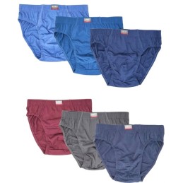 352 JAST PACK-3 SLIP CRO LISO COLORES