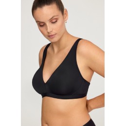 W1841 MONICA C PROMISE SUJETADOR HALTER SIN RELLENO Negro Foto