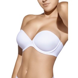 DANA-B  SELENE SUJETADOR SIN TIRANTAS AROS CON RELLENO 384 Blanco Foto