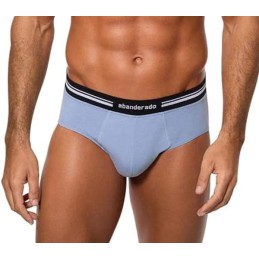 A077H ABANDERADO SLIP CRO CINTURA EXTRA SUAVE Azul claro Foto