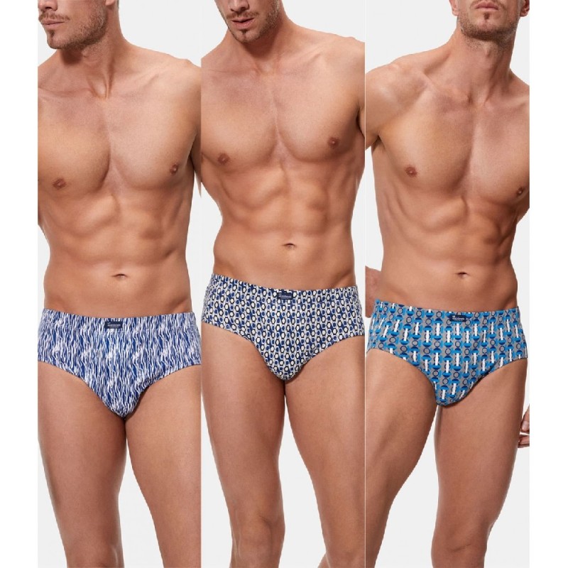 0080 ABANDERADO PACK-3 SLIP CRO SEMICORTO ALG ESTAMP 1PT STDO AZUL RETRO Foto 0080 ABANDERADO PACK-3 SLIP CRO SEMICORTO ALG ESTAMP 1PT STDO AZUL RETRO Foto
