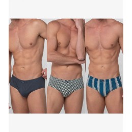 0080 ABANDERADO PACK-3 SLIP CRO SEMICORTO ALG ESTAMP Foto 24235