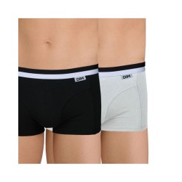 D05H2 UNNO DIM PACK-2 BOXER HOMBRE ALGODON GOMA VISTA Foto 24296