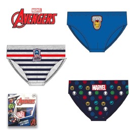 VH8049.E00 MARVEL PACK-3 SLIP NIÑO ALGODON AVENGERS Surtido Foto