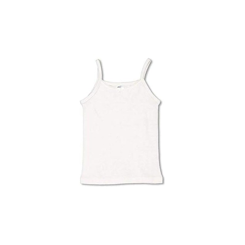 494 PRINCESA CAMISETA NIÑA TIRANTA LISA ALGODON Blanco Foto 494 PRINCESA CAMISETA NIÑA TIRANTA LISA ALGODON Blanco Foto