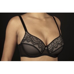 Negro ANTONELA-C SELENE SUJETADOR AROS RELLENO LISO BLONDA "178" Foto 2453