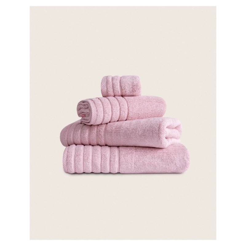 ROSA TIZA ZERO TWIST DON ALMOHADON 70x140 TOALLA DUCHA 600 GRAMOS