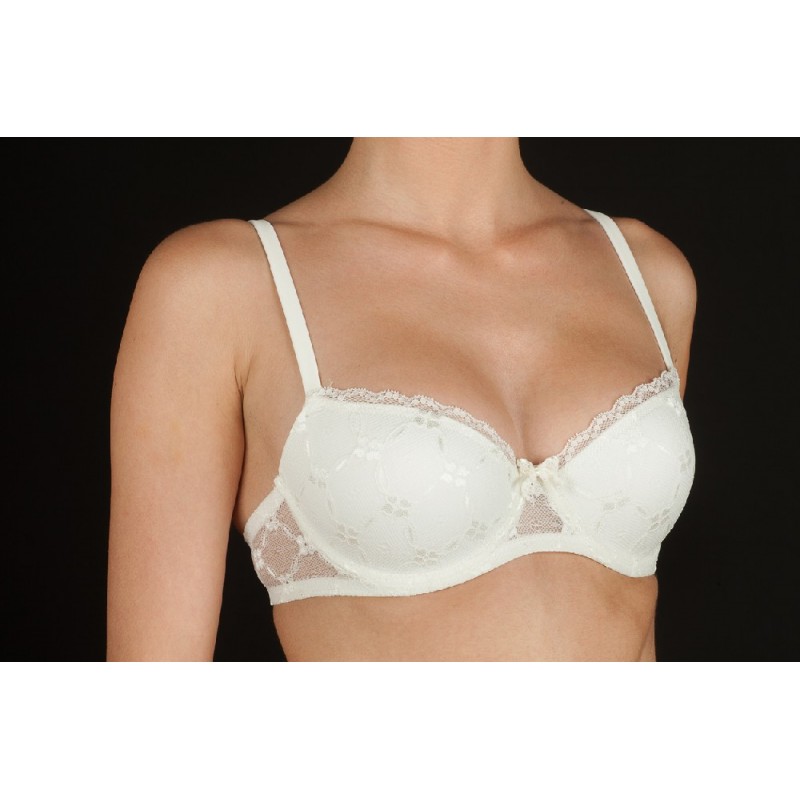 Marfil BRIGITTE-B SELENE SUJETADOR BALCONETTE PUSH-UP BLONDA "084" Foto 2507