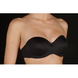 Negro CAPRI-B SELENE SUJETADOR SIN TIRANTAS PUSH-UP "668" Foto 2529