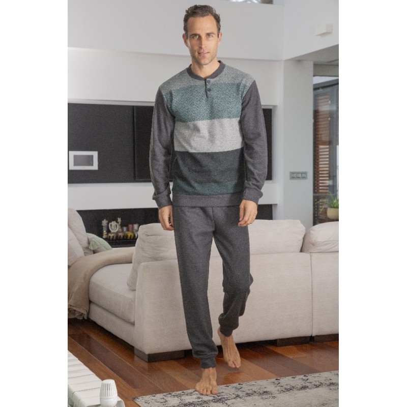 245615 MUSLHER PIJAMA HOMBRE PUNTO MILANO LISTADO 245615 MUSLHER PIJAMA HOMBRE PUNTO MILANO LISTADO