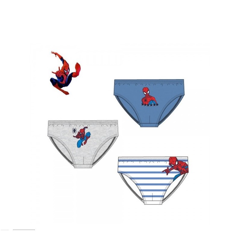 EX80043.E00 SPIDERMAN PACK-3 SLIP NIÑO ALGODON EX80043.E00 SPIDERMAN PACK-3 SLIP NIÑO ALGODON