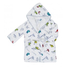 REX ARCO BALENO ALBORNOZ NIÑO CON CAPUCHA ESTAMPADO