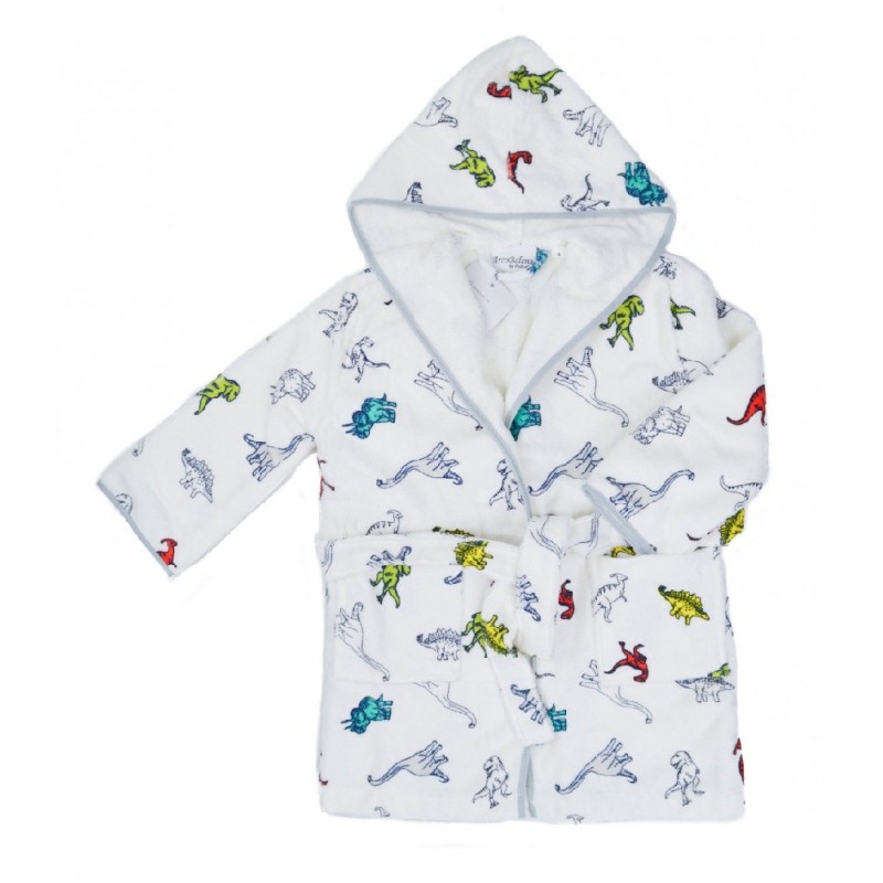 REX ARCO BALENO ALBORNOZ NIÑO CON CAPUCHA ESTAMPADO REX ARCO BALENO ALBORNOZ NIÑO CON CAPUCHA ESTAMPADO