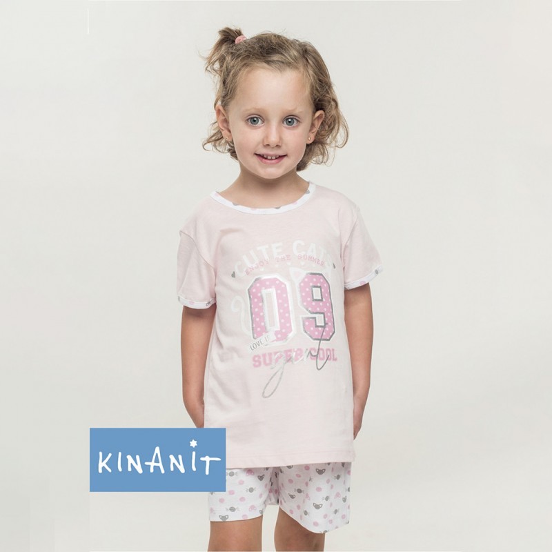 KN-222 VR23 KINANIT PIJAMA NIÑA INFANTIL "09 SUPER COOL"