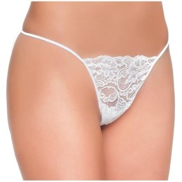 135 NAIARA BRAGA TANGA HILO BLONDA FINA Blanco Foto