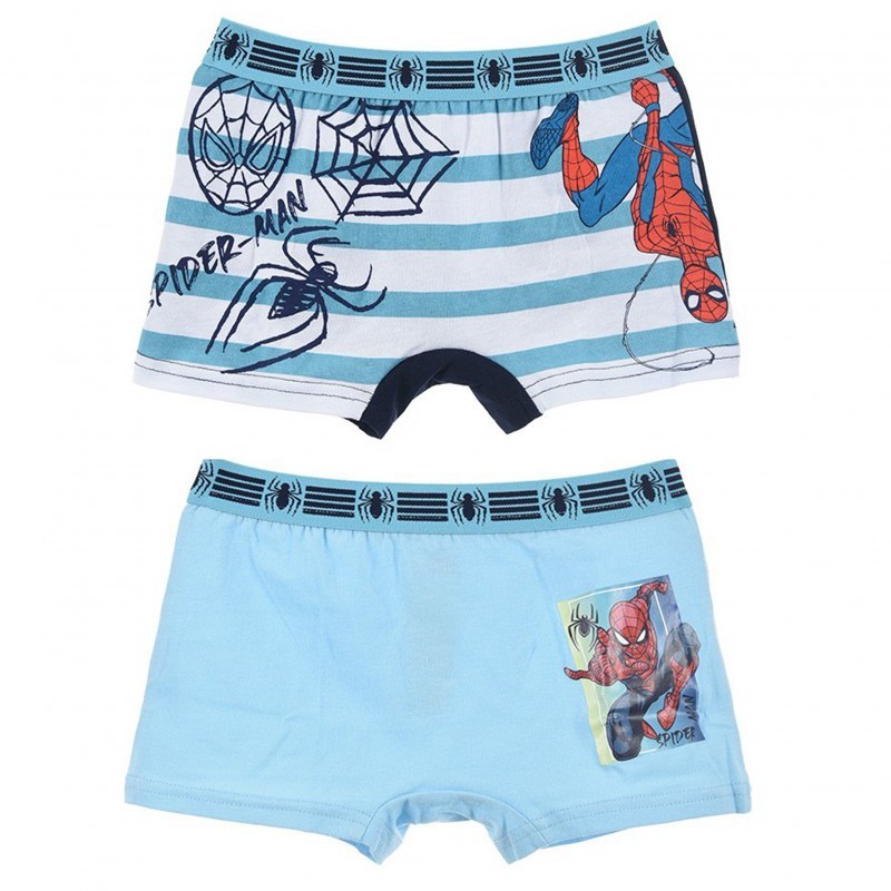 SET2 EX3045 SPIDERMAN PACK-2 BOXER NIÑO ALGODON SET2 EX3045 SPIDERMAN PACK-2 BOXER NIÑO ALGODON