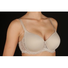 Piel DESIRE-D SELENE SUJETADOR AROS RELLENO APLIQUES BLONDA "245" Foto 2593
