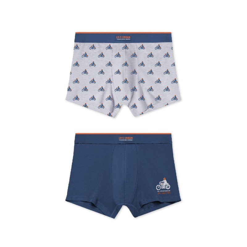 48593P LOIS PACK-2 BOXER HOMBRE URBAN