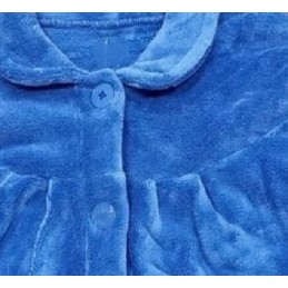 AZUL 8602 LIN 3XL-5XL BATA MUJER CORAL MUSETA AZUL 8602 LIN 3XL-5XL BATA MUJER CORAL MUSETA
