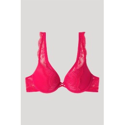 2 10096T B GISELA CONJUNTO SUJETADOR PUSH UP TULL ENCAJE