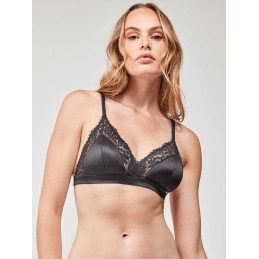2 10102T GISELA CONJUNTO SUJETADOR TRIANGULAR Negro Foto