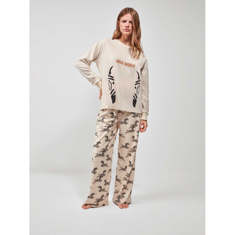 2 20212S GISELA PIJAMA MUJER CEBRA