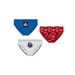 XH80056.2-3 4-5.E00 MICKEY PACK-3 SLIP NIÑO ALGODON