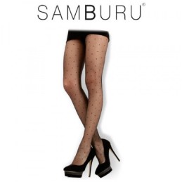IBIZA SAMBURU ( Precio de Caja de 3 Uds ) PANTY PLUMETTI 20 DEN Negro Foto
