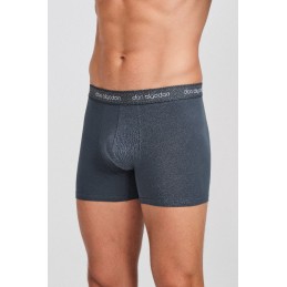 PB54 DON ALGODON PACK-2 BOXER HOMBRE FANTASIA GOMA VISTA Marino Foto