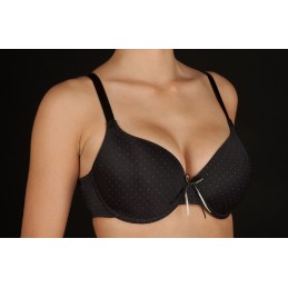 Negro GRETA-C SELENE SUJETADOR AROS RELLENO TOPITOS "104" Foto 2666