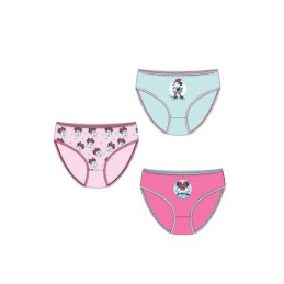 XH80046.E00 MINNIE PACK-3 BRAGUITAS NIÑA ALGODON