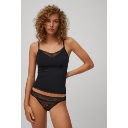 NEGRO 19048 YSABEL MORA CAMISETA MUJER TIRANTE FINO