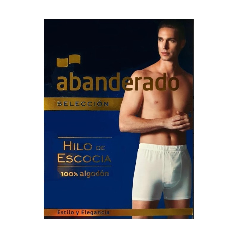 A000B ABANDERADO BOXER HOMBRE HILO ESCOCIA
