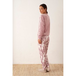 N18452 PROMISE PIJAMA MUJER PANTALON FLORAL