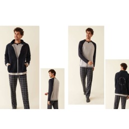 H34153 FEEL FREE CONJUNTO PIJAMA HOMBRE+CHAQUETA