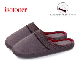 98231 AA1 ISOTONER ZAPATILLA HOMBRE CENEFA CUADROS