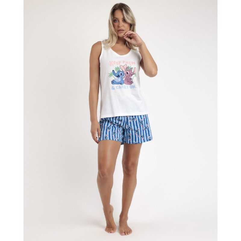 63288 LILO STITCH PIJAMA MUJER TIRANTA 63288 LILO STITCH PIJAMA MUJER TIRANTA