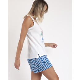 63288 LILO STITCH PIJAMA MUJER TIRANTA