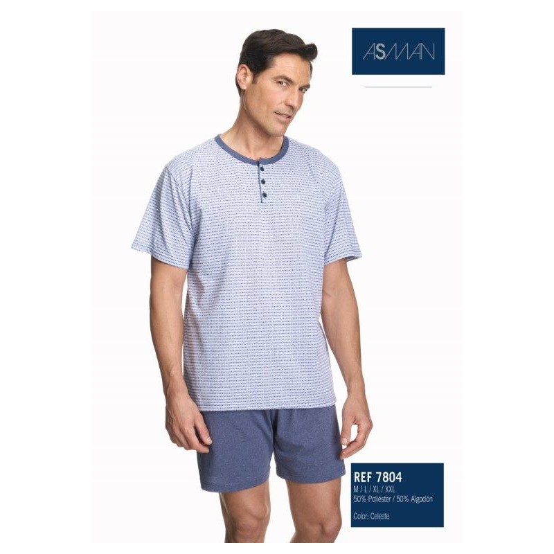 7804 ASMAN PIJAMA CORTO HOMBRE