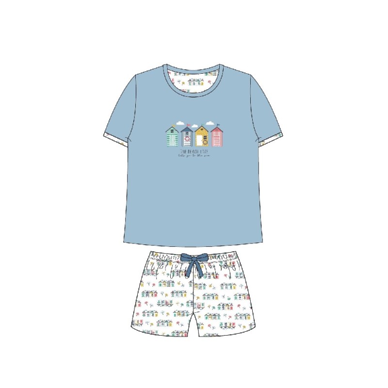 KN-592 VR25 KINANIT PIJAMA MUJER THE BEACH LIFE KN-592 VR25 KINANIT PIJAMA MUJER THE BEACH LIFE