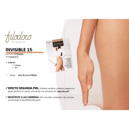 INVISIBLE 15 FILODORO PANTY INVISIBLE 15 DEN
