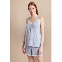 62090 ADMAS PIJAMA MUJER TIRANTES CORAZONES Foto