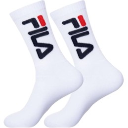 300 WHITE F9598 FILA PACK-2 CALCETIN TENIS RIZO EN PLANTA "FILA"