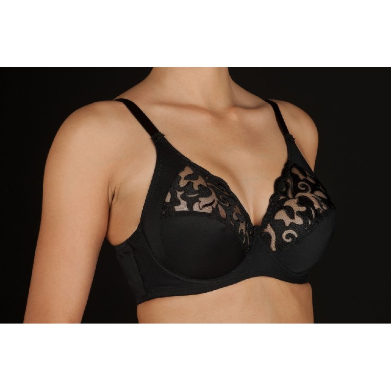 Negro LOURDES-C SELENE SUJETADOR TUL BORDADO AROS SIN RELLENO "096" Foto 2773 Negro LOURDES-C SELENE SUJETADOR TUL BORDADO AROS SIN RELLENO "096" Foto 2773